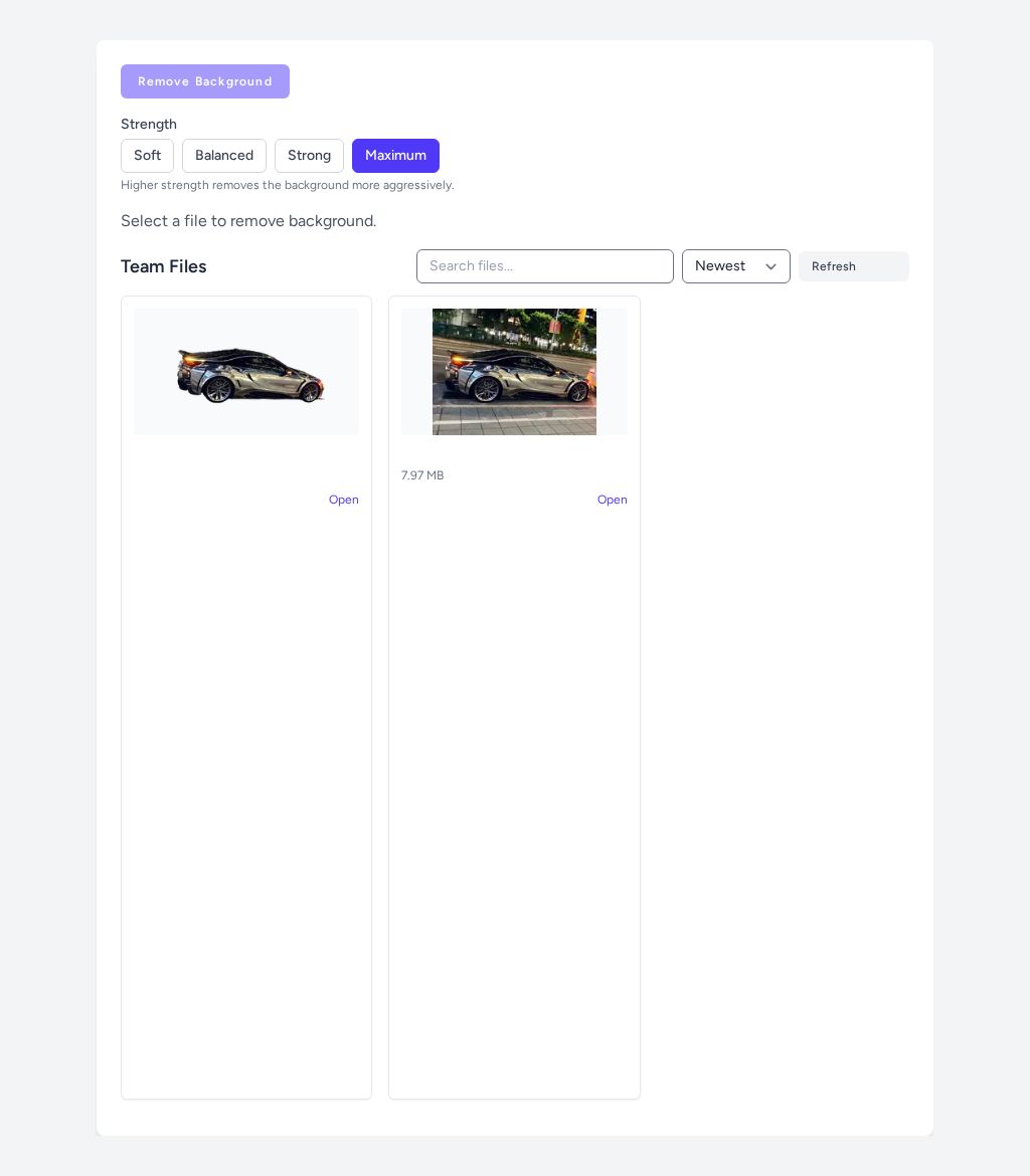 Remove image backgrounds with AI in Vision