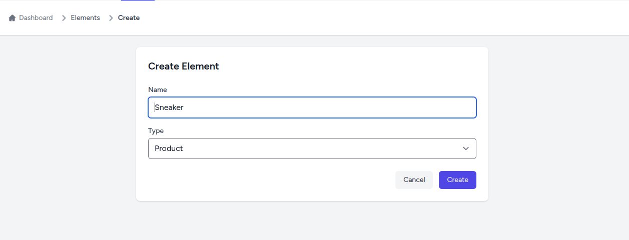 Create Product Form