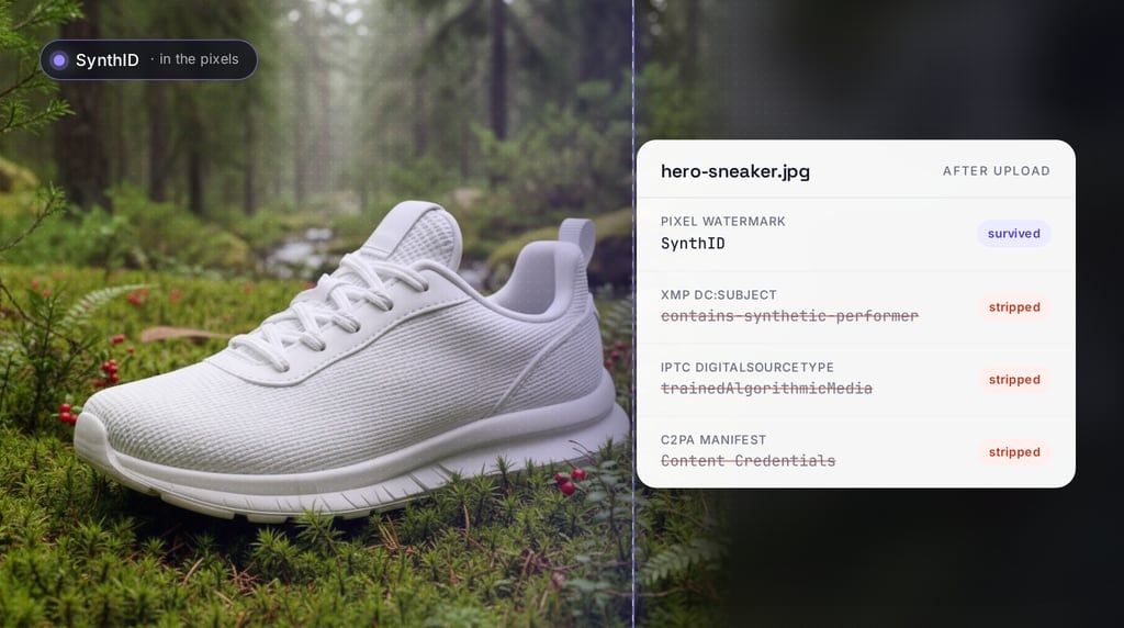AI image watermarking for eCommerce: what survives the upload