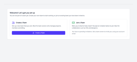 How to Set Up Your Team in Vision