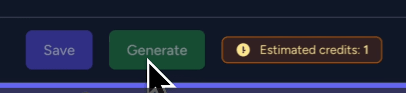 Generate button