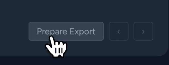 Prepare export button