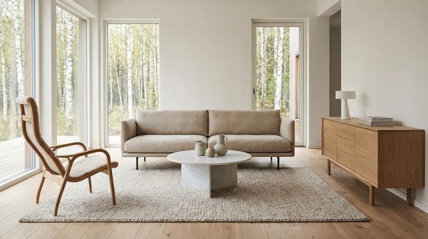 Modern Swedish living room